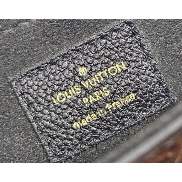 LOUIS VUITTON Vavin PM Black Monogram Empreinte Leather Chain Bag Shoulder EUC - Picture 8 of 16